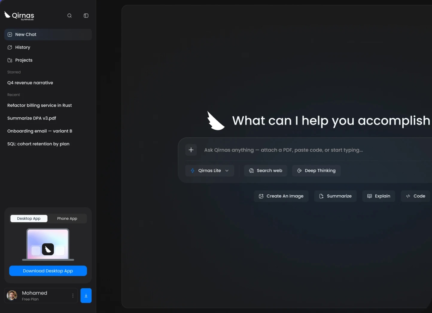 Qirnas app